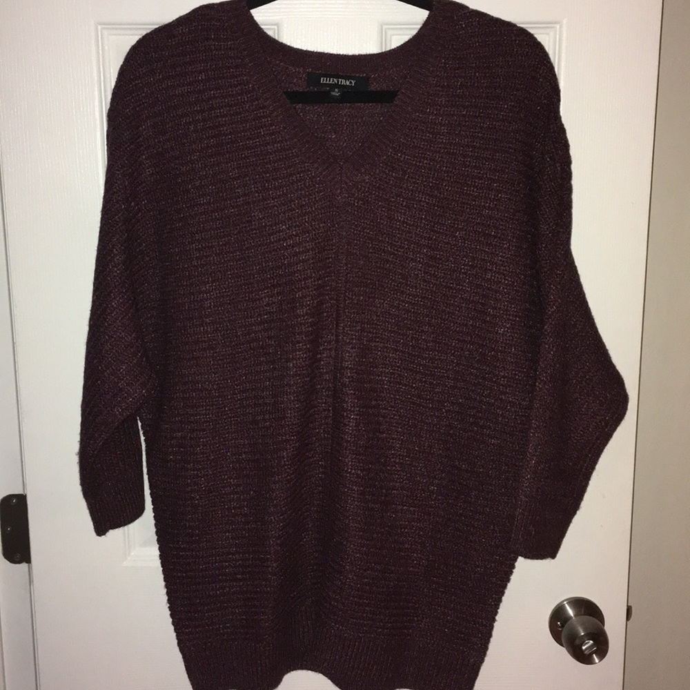 Plum chunky sweater